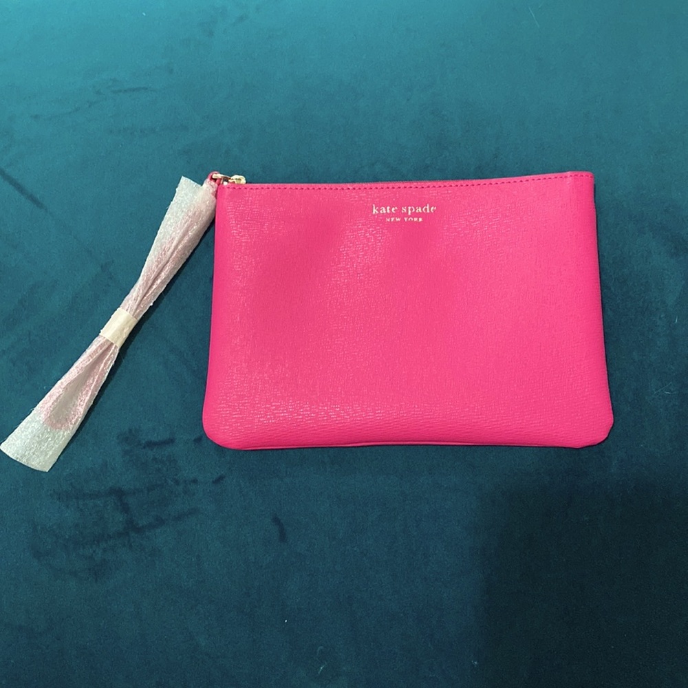 Kate Spade Keaton soft milling pvc wristlet